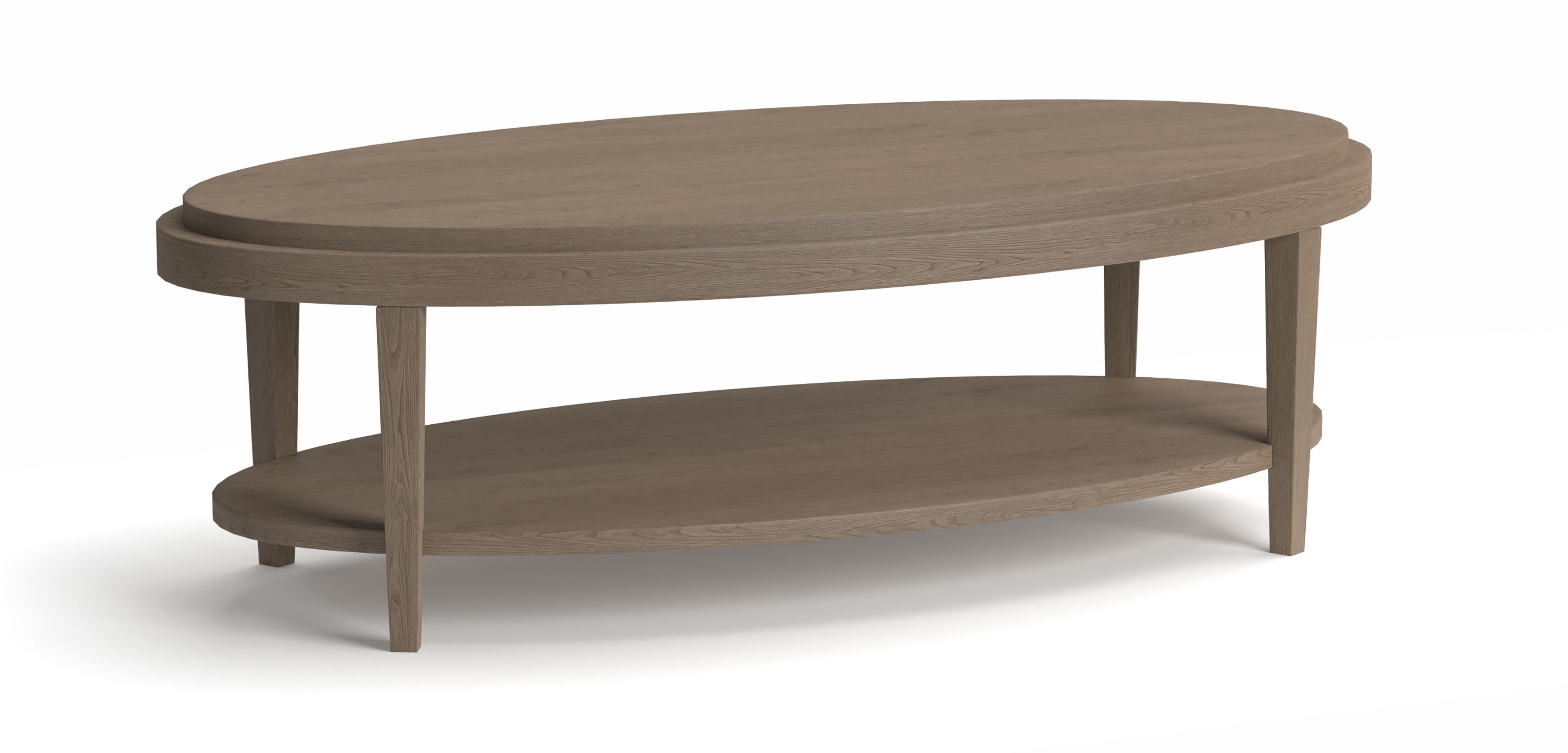 Ventura Oval Cocktail Table 67680630 by Bassett at Horton's Furniture