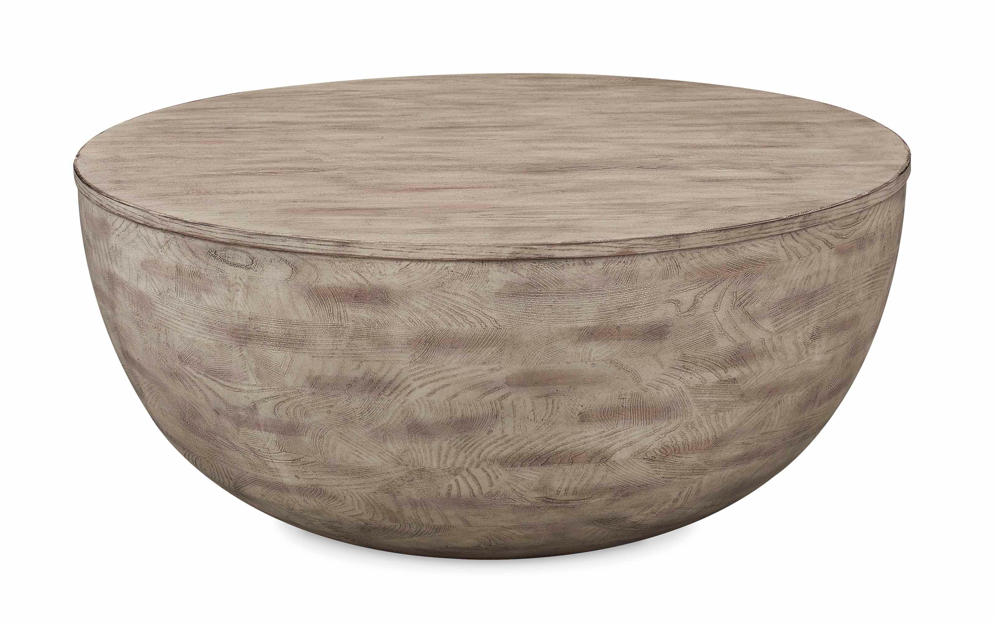 Tahiti Drum Cocktail Table 6W260605 by Bassett at Horton's Furniture