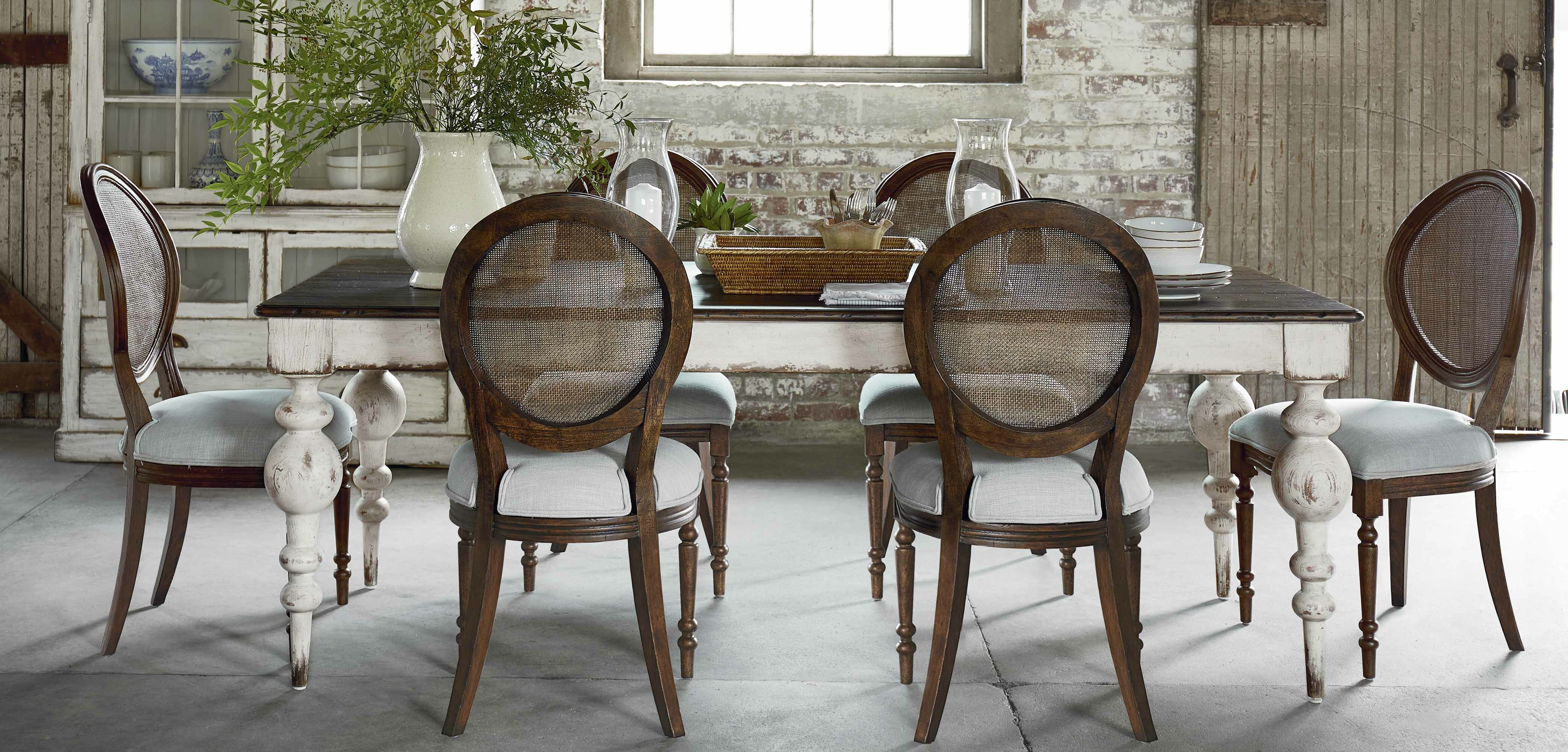Avondale 7 PC Dining Set 44058640+0685x6 by Bassett at Turner Furniture