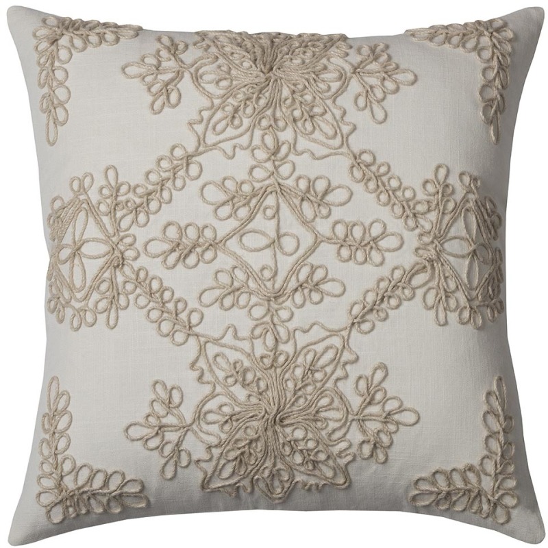 White Tan Cotton Pil DOWN