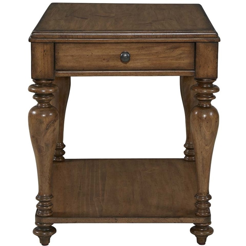 Heartland Pine Side Table by Bassett NIS232350928 Horton's