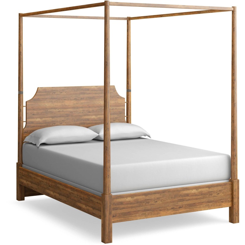 Benchmade Midtown Maple Queen Poster Bed w/Canopy NIS107242334 by
