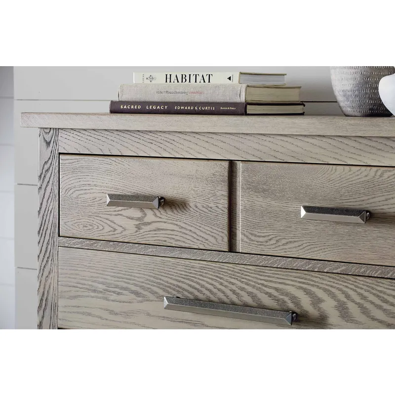 Benchmade Abingdon Oak 5 Drawer Chest