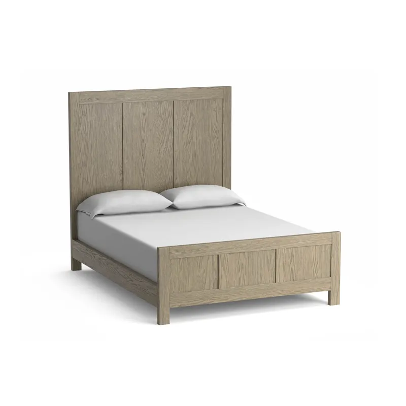 Abingdon Oak Queen Panel Bed