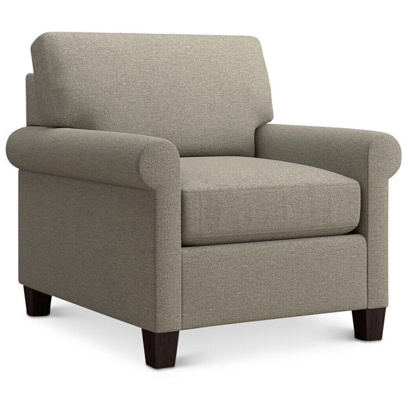Spencer Chair with Ottoman 271412+271401 by Bassett at Riley's