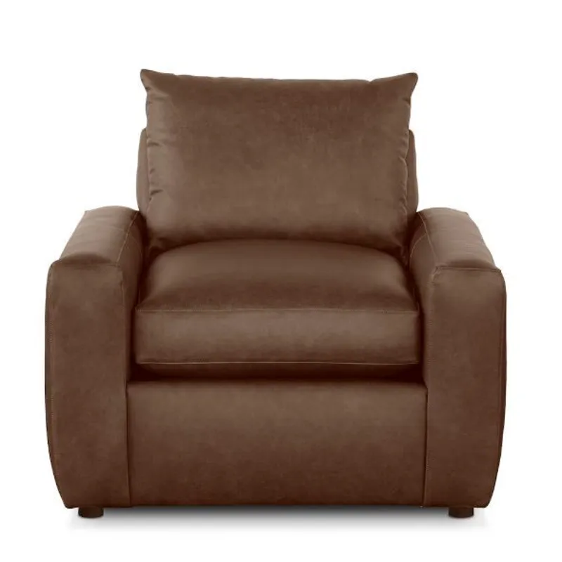 Lawson Leather Wide Track Arm Chair