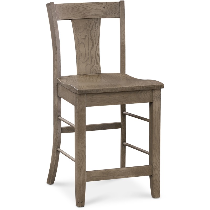 Benchmade Barnes Oak Counter Stool 41213000BN by Bassett at Horton's