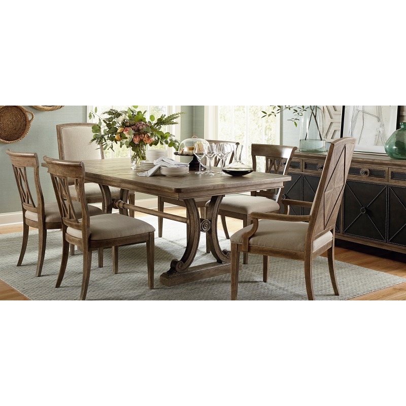 Woodridge Rectangular Dining Table 45978344 by Bassett at Designer
