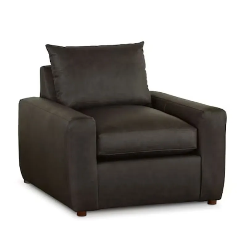 Lawson Leather Wide Track Arm Chair