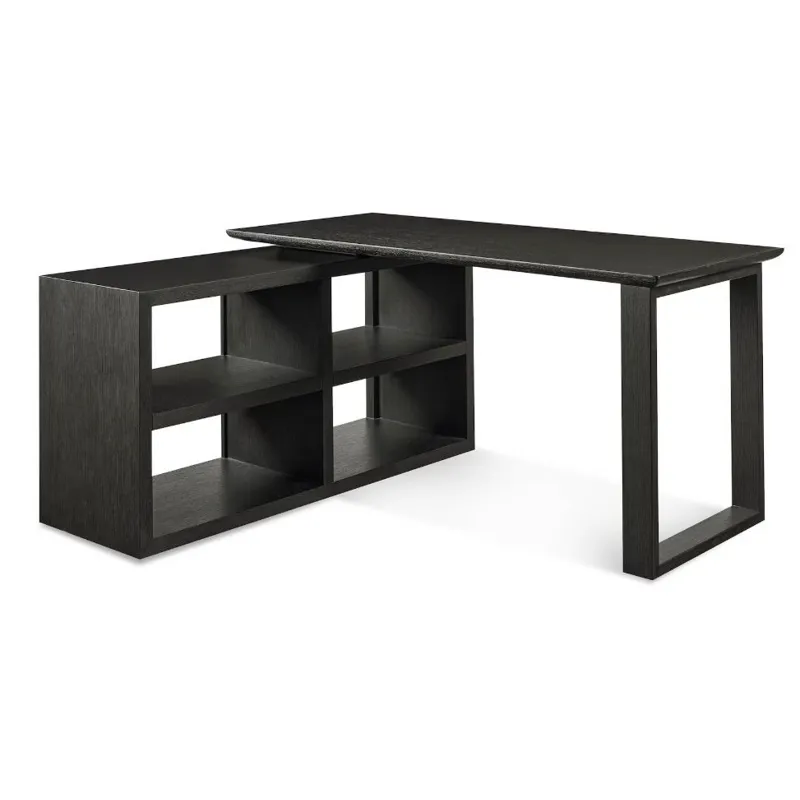 HomeWork Richmond Modular L-Shaped Desk - Dark Mocha