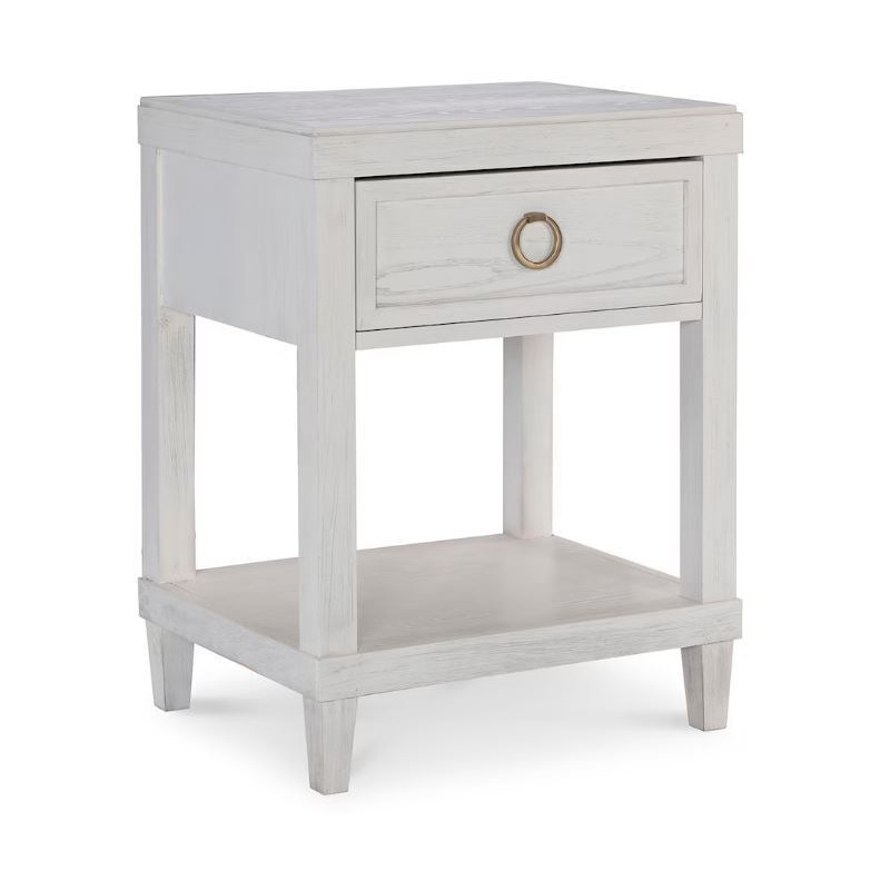 Ventura Bedside Table - Shell White 2968-0271Z by Bassett at China