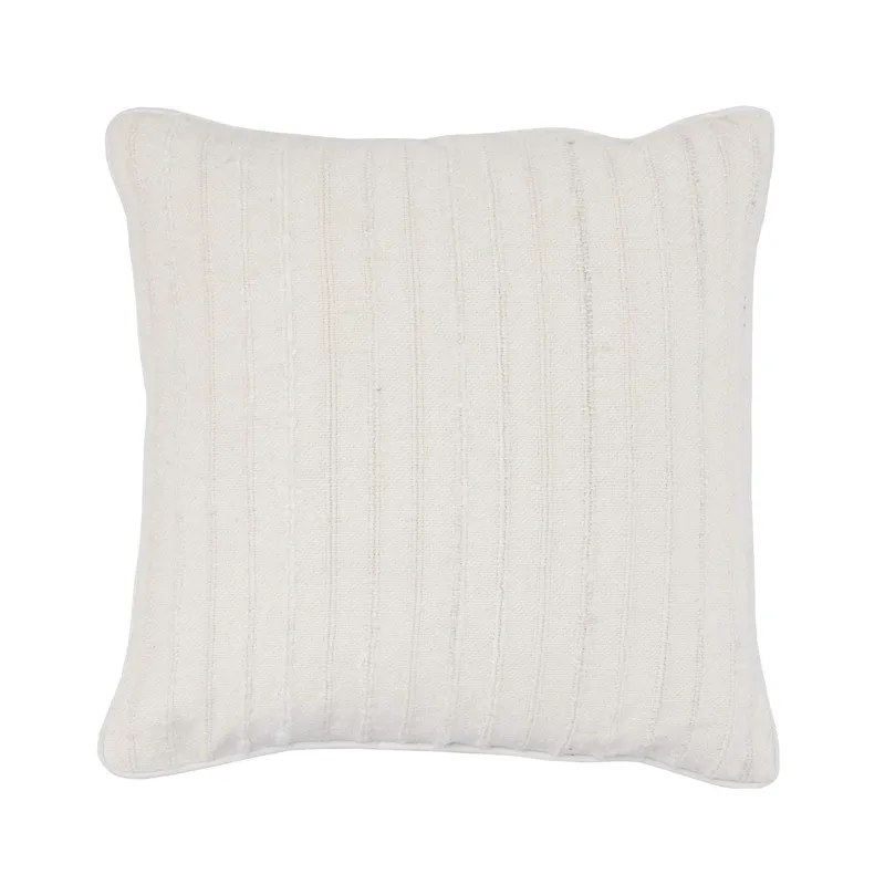 Morris Linen White Pillow