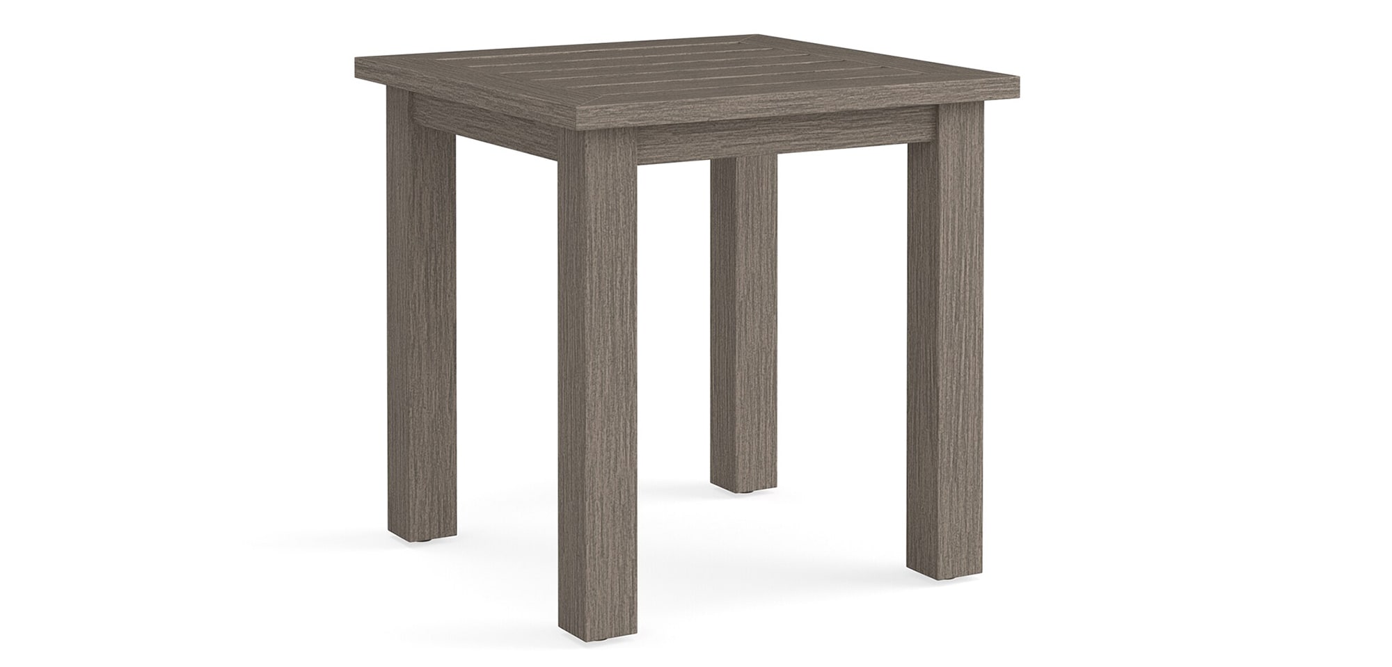 Aluminum Farm Tables Square Side Table A00503O by Bassett at Horton's