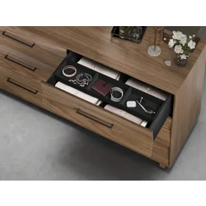 kava-9686-modern-wood-bedroom-6-drawer-dresser-bdi-furniture-walnut-tray-2.webp