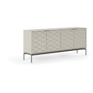 Ripple Storage Credenza - Stone / Brushed Canyon