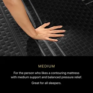 Beautyrest Black&reg; Series One 13" Hybrid Medium Mattress -Cal King Split