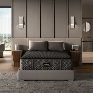 Beautyrest Black&reg; Series Three 14.5" Hybrid Plush Mattress -Cal King Split