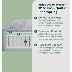 Dream Weaver 12.5\\\" Firm Mattress Set