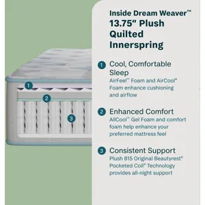 Dream Weaver 13.75\\\" Plush Mattress Set
