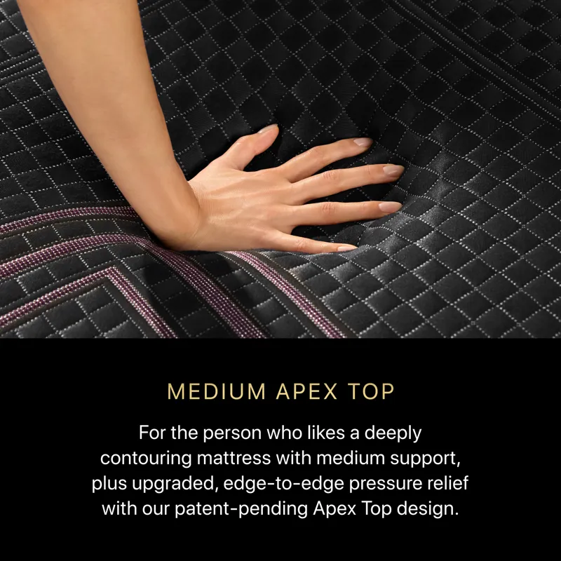 Beautyrest Black&reg; Series Two  14.5" Hybrid Medium Apex Top Mattress -Cal King Split