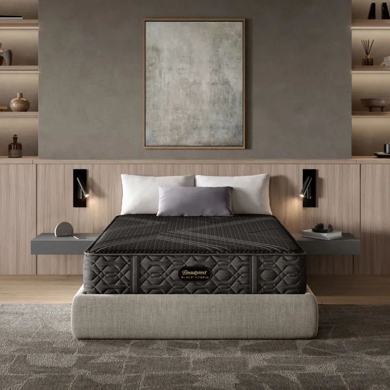 Beautyrest Black&reg; Series One 13" Hybrid Medium Mattress -Cal King Split