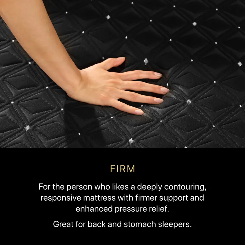 Beautyrest Black&reg; Series Three 14.5" Hybrid Firm Mattress -Cal King Split