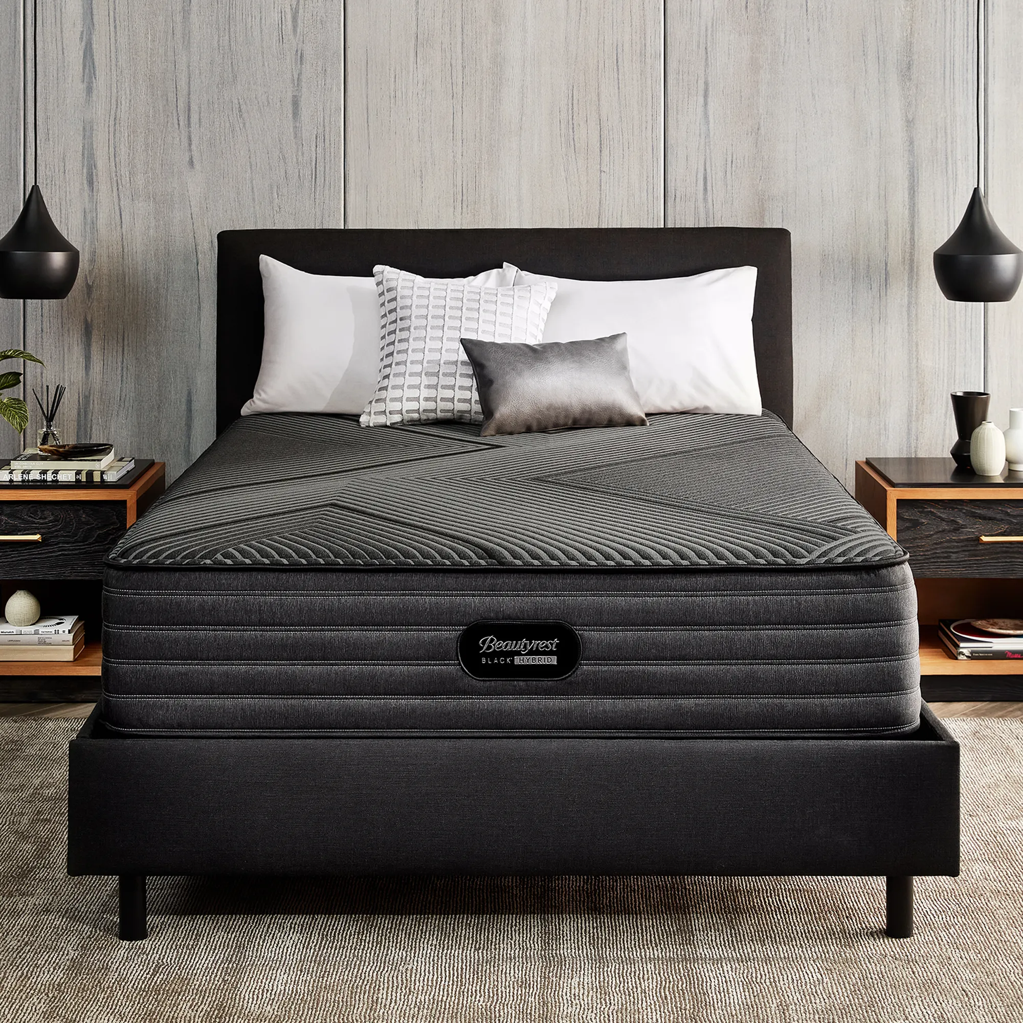 realist type-3 bushdebrunt ブラント ブラック Beautyrest Black® Series 3 Firm Pillow Top Innerspring Queen