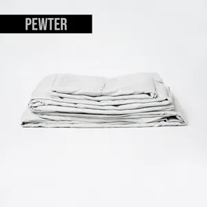 Rayon From Bamboo Twin XL Bed Sheet Set - Pewter