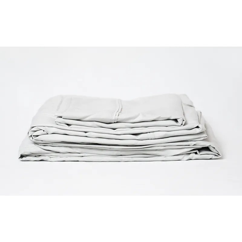 Rayon From Bamboo Twin XL Bed Sheet Set - Pewter