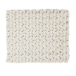 Rose Petal Throw - Beige