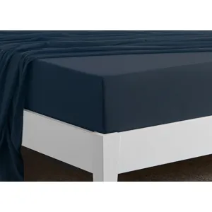 Basic Sheet Set-Navy Blue-King