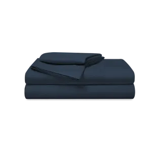 Basic Sheet Set-Navy Blue-King