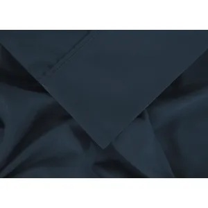 Basic Sheet Set-Navy Blue-King