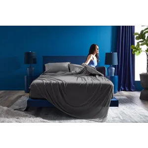 Dri-Tec Sheet Set-Grey-Split Head Queen