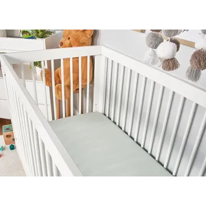 Hyper-Wool Performance Crib Sheet-Light Green