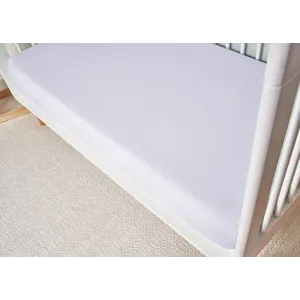Hyper-Wool Performance Crib Sheet-Bright White