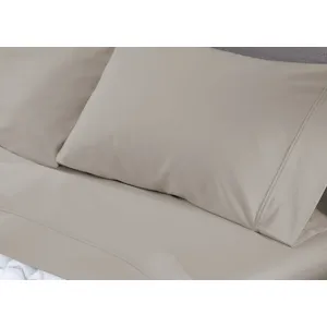 Hyper-Cotton Sheet Set-Medium Beige-Split King