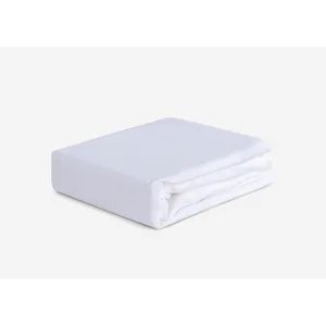 Hyper-Linen Performance Crib Sheet-Bright White