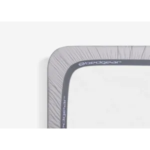 Hyper-Linen Performance Crib Sheet-Light Grey