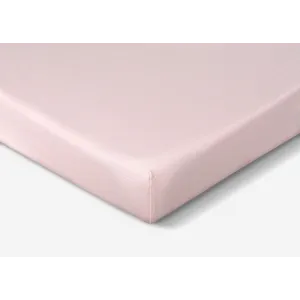 Hyper-Linen Performance Crib Sheet-Light Pink
