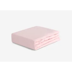 Hyper-Linen Performance Crib Sheet-Light Pink