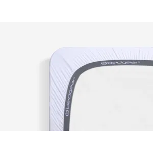 Hyper-Wool Performance Crib Sheet-Bright White