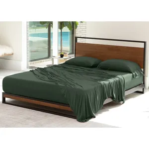 Hyper-Wool Sheet Set-Forest Green-Split King/Split Cal King