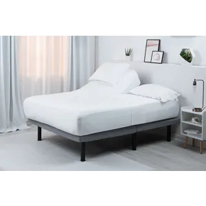 Hyper-Cotton Sheet Set-Light Grey-Split Head Cal King