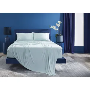 Ver-Tex Sheet Set-Misty Blue-Queen