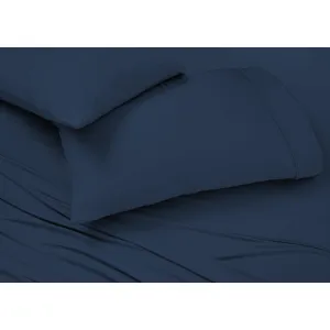 Ver-Tex Sheet Set-Navy Blue-King/Cal King