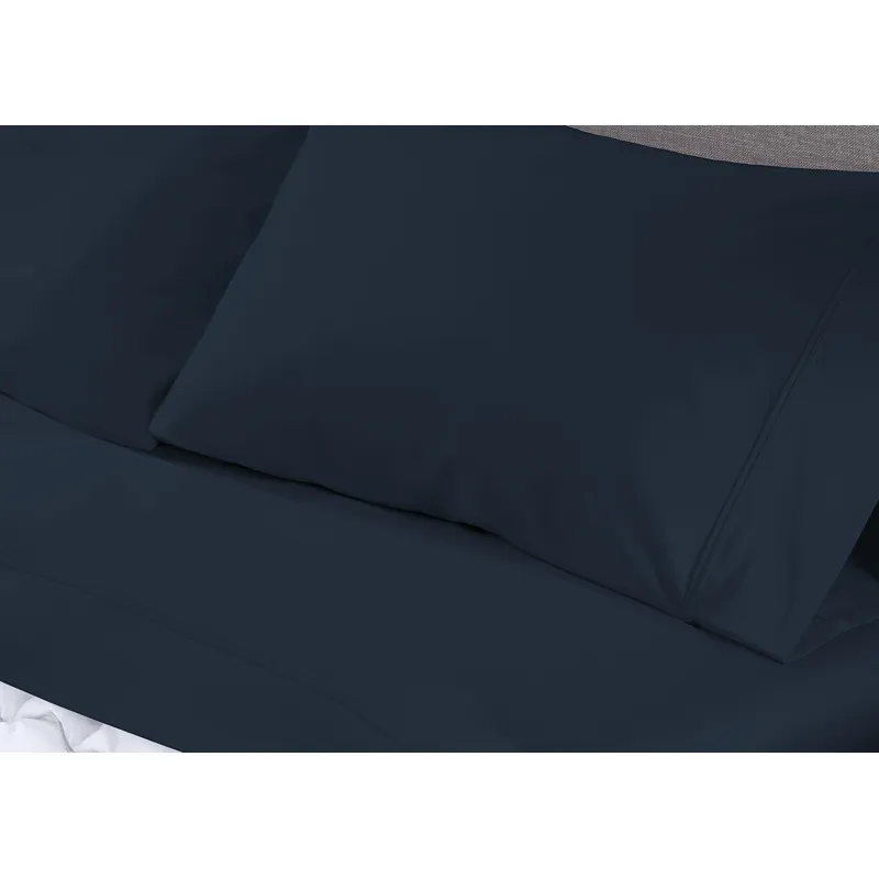Basic Sheet Set-Navy Blue-King