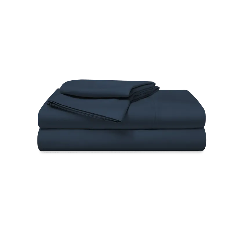 Basic Sheet Set-Navy Blue-King