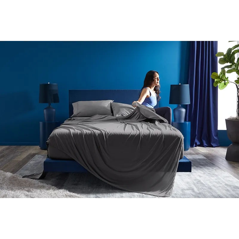 Dri-Tec Sheet Set-Grey-Split Head Queen