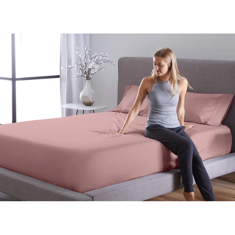 Hyper-Cotton Sheet Set-Blush-Split King